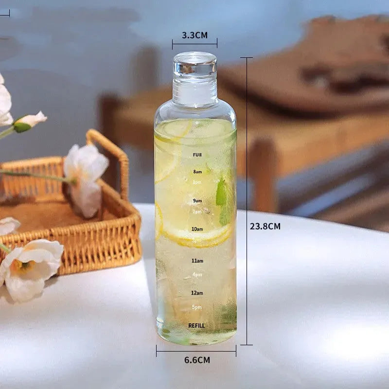 Good-looking Glass Clear Water Cup Portable - Bellarte Enchanté Good-looking Glass Clear Water Cup Portable